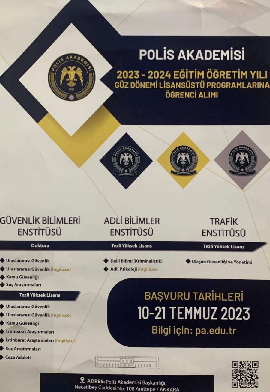 Adli Bilimler Enstitüsü 2023-2024 Eğitim Öğretim Yılı Güz Dönemi ...